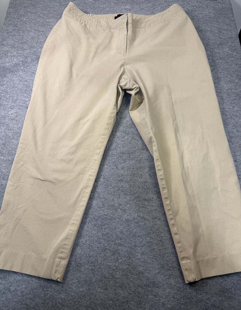 Talbots Hampshire Woman Tan Khaki Chino Pants Size 20W